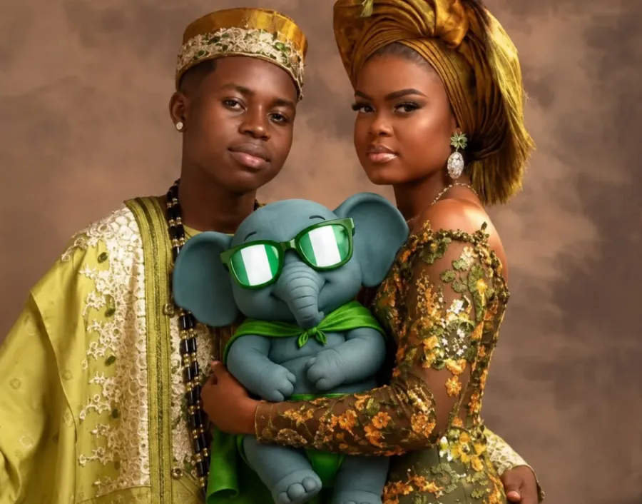 Peller and family with Mr BIT9JA